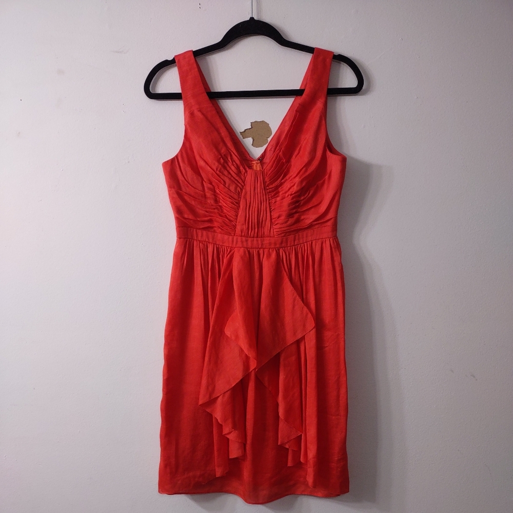 Elegant Red Midi Dress